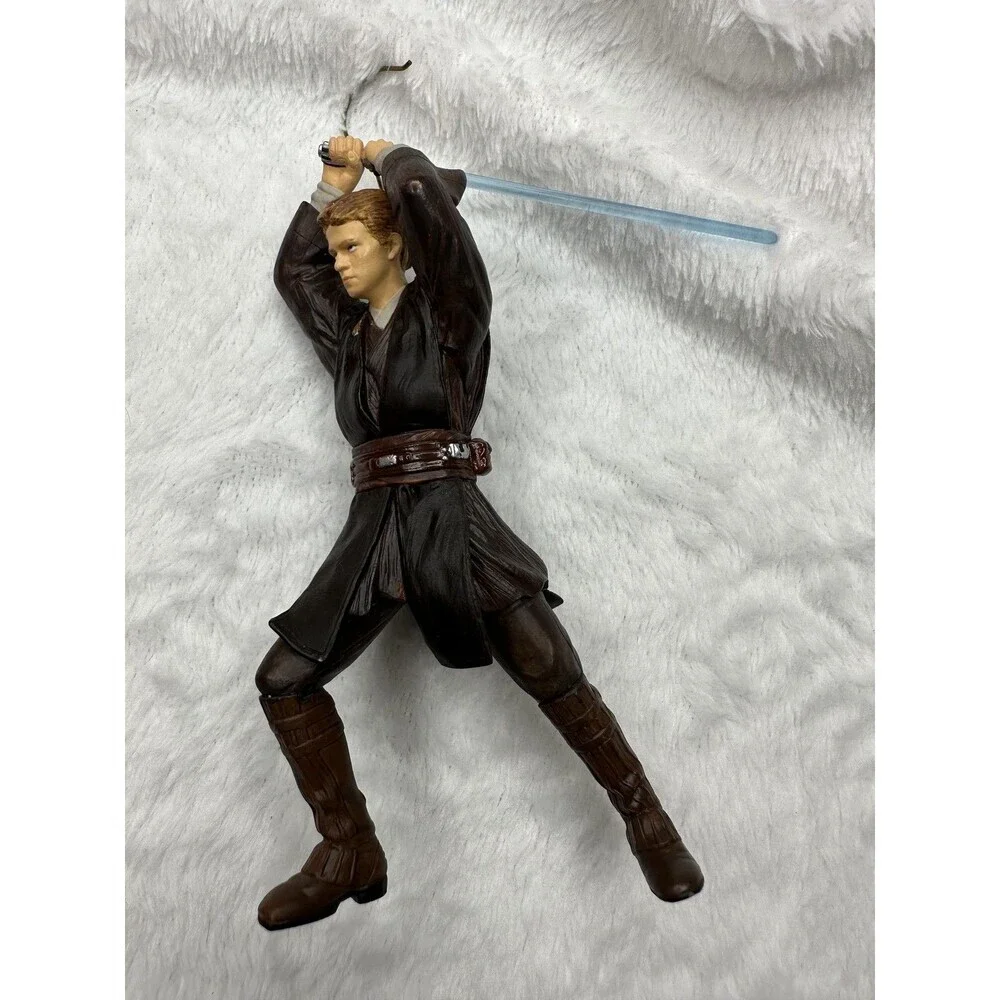 Vintage 2004 Hallmark Star Wars Anakin Skywalker Keepsake Ornament with Lightsab